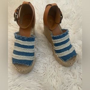 Marc Fisher Wedge Sandals size 7.5